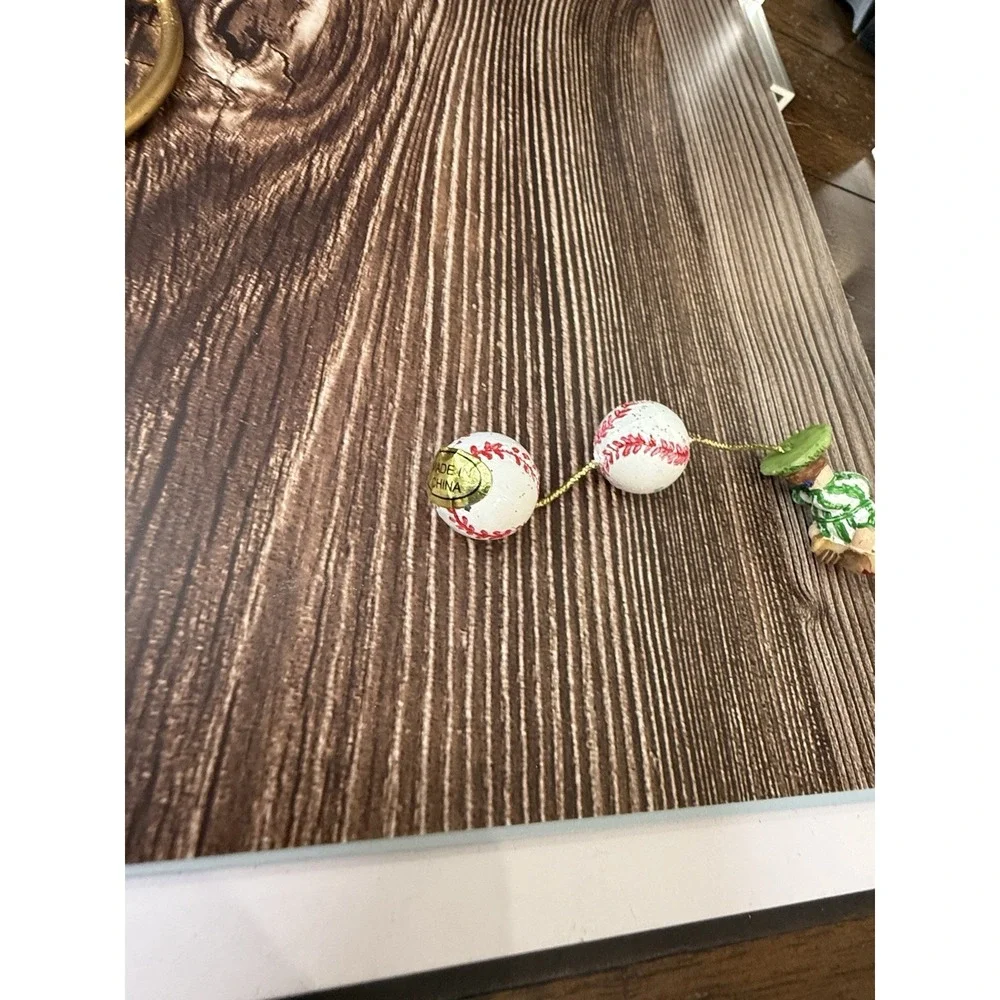 2 Vtg Christmas Ornaments 4.5